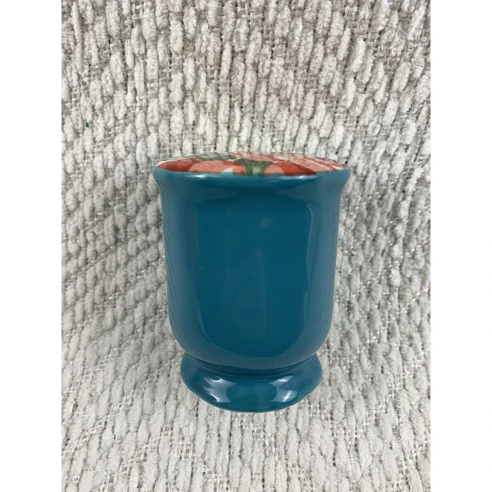 The Pioneer Woman Vintage Floral Stoneware Teal‎ Pepper Shaker Replacement NEW